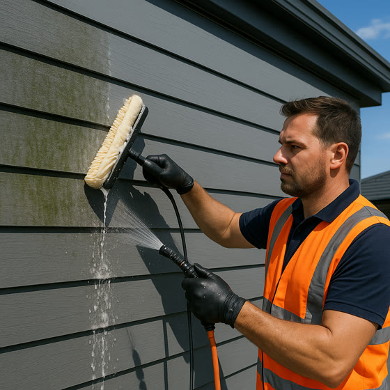 Cladding Cleaning by B's Windows & Exterior Cleaning in Saffron Walden