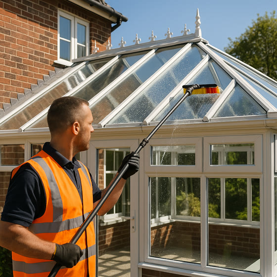 Conservatory Roof Cleaning by B's Windows & Exterior Cleaning in Saffron Walden